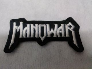 Manowar Patch Embroidered Iron/sew - On Judas Priest Heavy Metal Iron Maiden