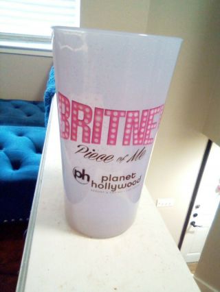 Britney Spears Piece Of Me Planet Hollywood Cup Collectible