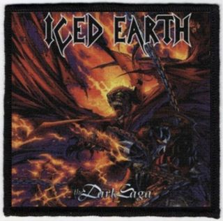Iced Earth The Dark Saga Printed Patch I037p Iron Maiden Nevermore