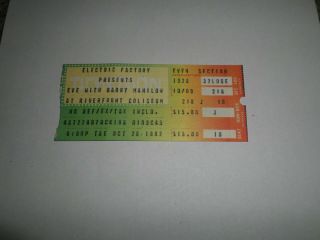Barry Manilow Concert Ticket Stub - 1982 - Here Comes The Night - Riverfront Coliseum