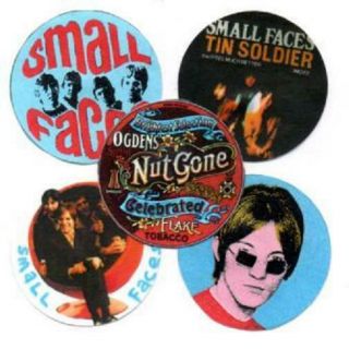 5 Small Faces Stickers.  Mod,  Steve Marriott.