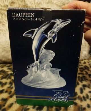 Dauphin 24 Lead Crystal Dolphin Cristal D 