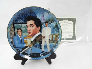Elvis Presley Gospel In His Soul Musical Collector Plate Bradford Exchange