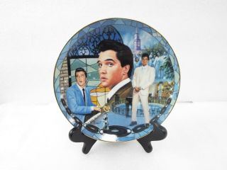 Elvis Presley Gospel in His Soul musical collector plate Bradford Exchange 2