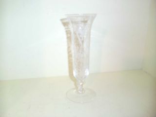 Cambridge Glass Diane Bud Vase Elegant Glass Glassware