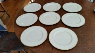 Set Of 8 Mikasa Wheaton 102 Pattern Dinner Plates - Perfect