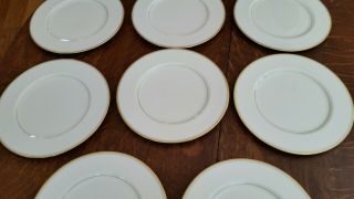 Set of 8 Mikasa Wheaton 102 Pattern Dinner Plates - Perfect 3