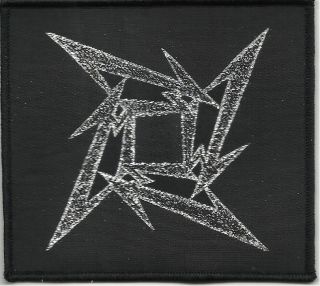 Metallica Ninja Star 2011 - Woven Sew On Patch Official - No Longer Made