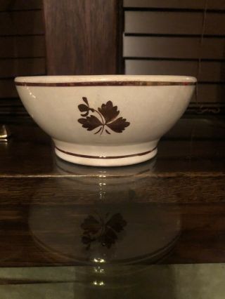 Antique Alfred Meakin Royal Ironstone China Tea Leaf Bowl