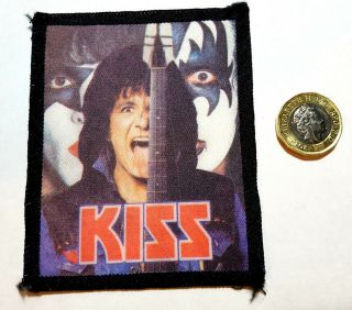 Rare Collectable " Kiss " Clothing Sew On Patch Hard Glam Rock Merchandise
