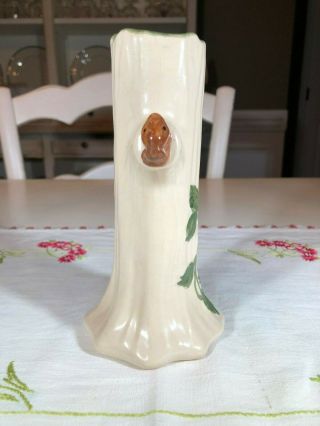 Vintage Hand Painted Erwin Pottery TN Squirrel Vase 8