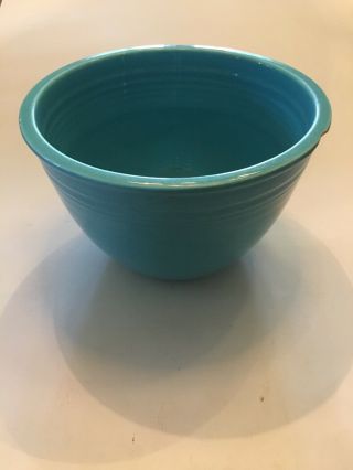 Vintage Fiesta Fiestaware Homer Laughlin Nesting Mixing Bowl 5 Turquoise
