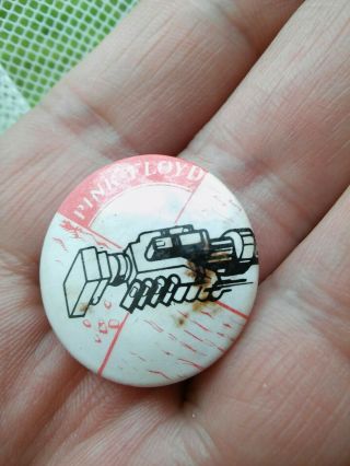 Vintage PINK FLOYD Wish You Were Here Pin BADGE CLASSIC ROCK BAND as Seen 3