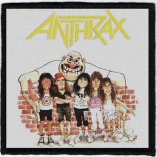 Anthrax Not Man Printed Patch A072p Metallica Slayer Sacred Reich