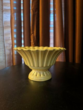 Vintage Miramar Of California Short Gold Vase