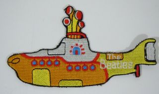 Beatles - Yellow Submarine - Embroidered Iron - On Patch - 5 "