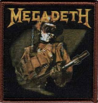 Megadeth Embroidered Patch So Far M010p Slayer Metallica Exodus Forbidden