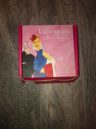Nib Kate Spade Set Of 4 Cocktail Tidbit Plates By Lenox