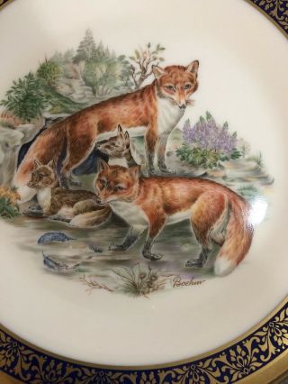 Red Foxes Woodland Wildlife Lenox Decorative Collector Plate Limited Edition (O) 2