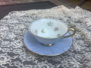 Shelley Footed Chintz Cup & Saucer 13598