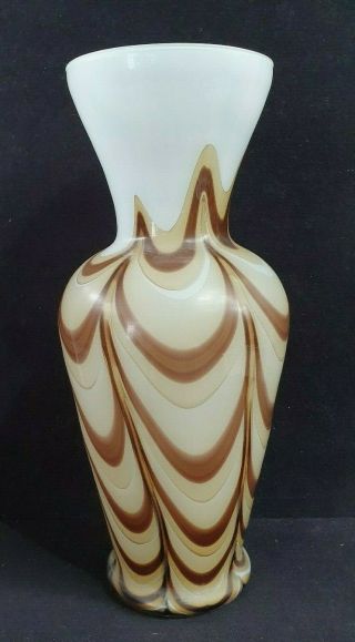 Vintage Empoli Italian Art Glass Vase With A 70 
