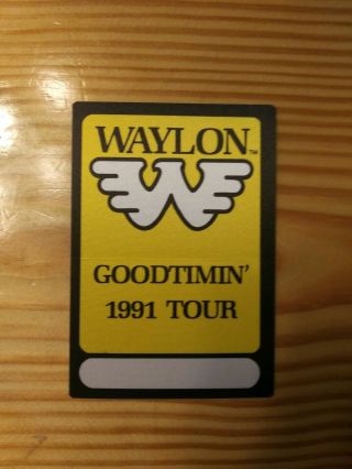 Waylon Jennings 1991 Goodtimin 
