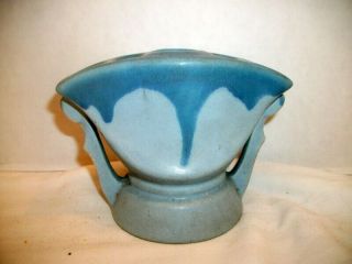 Vintage Art Pottery Art Nouveau Flower Frog / Vase
