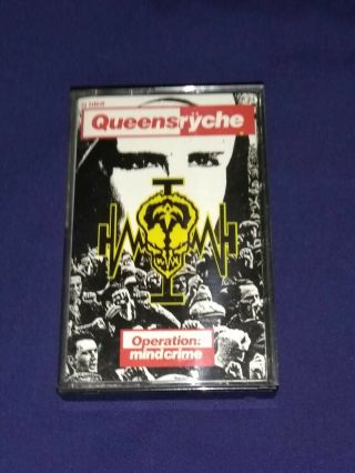 Queensrÿche ‎ " Operation: Mindcrime " Cassette Emi Records ‎– E4 48640 Queensryche
