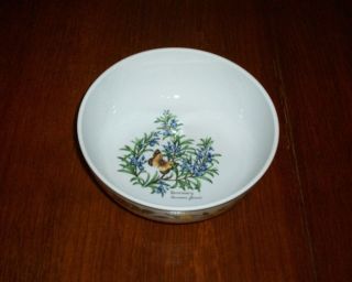 Royal Worcester Herbs (rosemary) Green Trim - 8 " Salad Serving Bowl,  Near