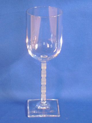 Mikasa Crystal Viewpoint Satin White Wine Stem 8 7/8 "
