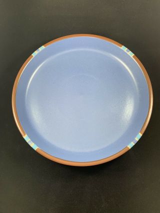 Set Of 2 Dansk Mesa Sky Blue Stoneware 10 - 3/8” Dinner Plates Portugal