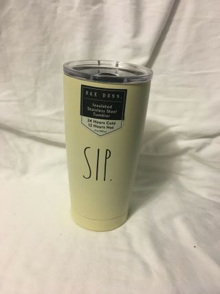 Rae Dunn “sip” Portable Cup Stainless Steel