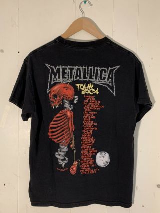 Metallica Madly In Anger With The World US Tour 2004 Metal Slipknot Slayer Black 4
