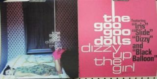 Goo Goo Dolls 1998 Dizzy Up The Girl 2 Sided Promo Poster/flat Old Stock