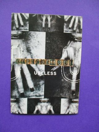 Depeche Mode Useless Promo Postcard 1997 2 Sided Uk Mute Ultra