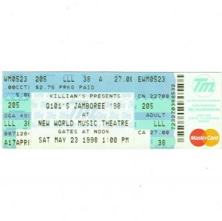 Scott Weiland & Foo Fighters & Creed Concert Ticket Stub 5/23/98 Chicago World