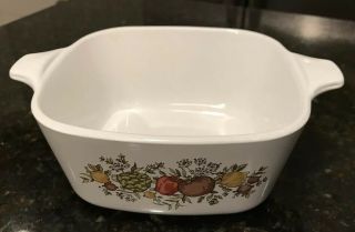 Vintage Corning Ware Spice Of Life Dish 700 Ml 2 3/4 Cup P - 43 - B