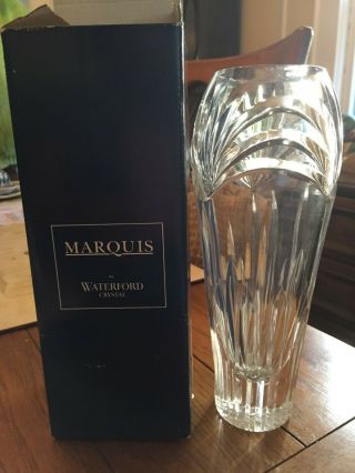 Marquis By Waterford Crystal Calais 9” Stem Vase