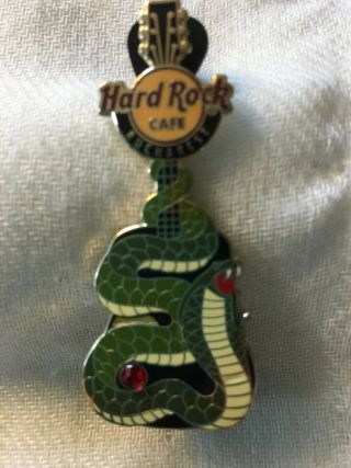 Hard Rock Cafe Pin Bucharest 2013 Year Of The Snake Guitar Series Pin