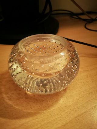 Whitefriars Controlled Bubble Glass Bowl