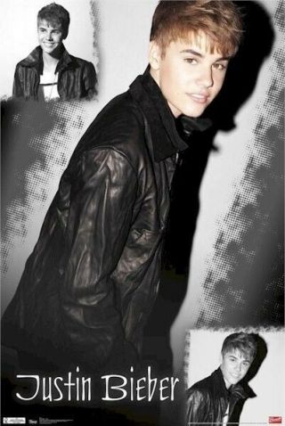Justin Bieber Shadow Cutie 22x34 Music Poster New/rolled