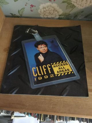 Cliff Richard Access All Areas Tour Programme Signed 1992