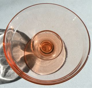 Pink Depression Glass Pedestal Candy/nut Dish -