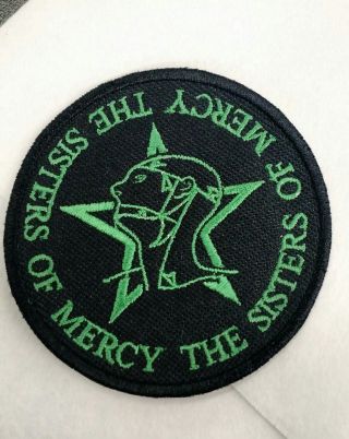 Sisters Of Mercy Embroidered Patch Iron/sew - On The Cure Joy Division