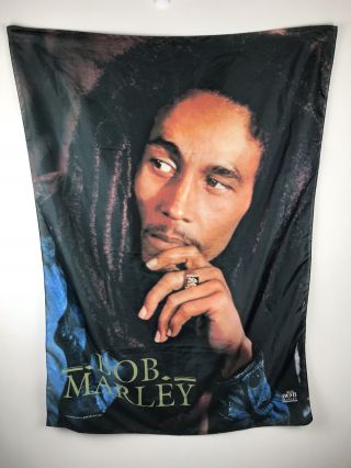 Vintage 1993 Bob Marley Wall Tapestry Poster Music Reggae