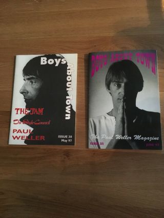 The Jam/paul Weller/style Council - Boys About Town Fanzine Issues 30&31
