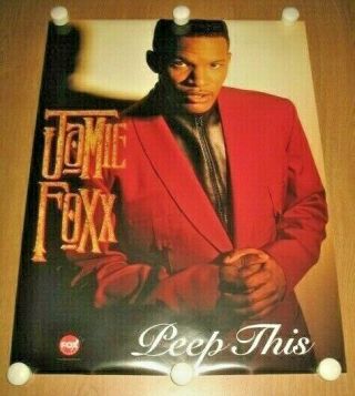 Jamie Foxx Peep This 1994 Fox Records Promo Poster 18 " X 24 "