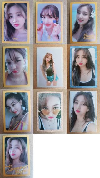 Twice Jihyo Official Photocard Summer Nights 2nd Special Album Select Card 지효