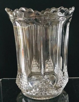 Antique Eapg Celery Vase 6 Inches Tall