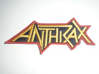 Anthrax Thrash Metal Embroidered Patch